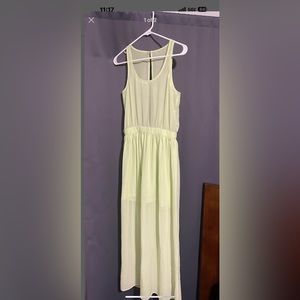 Lime green maxi dress